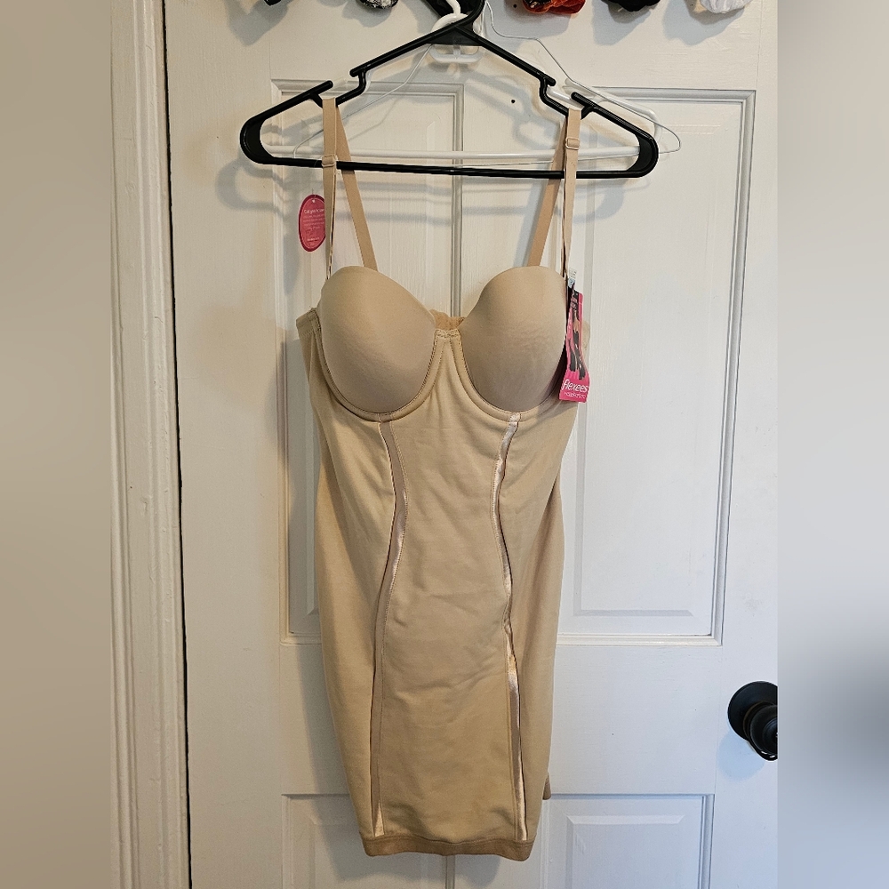 Maidenform Nude Beige Shapewear Slip with Cups